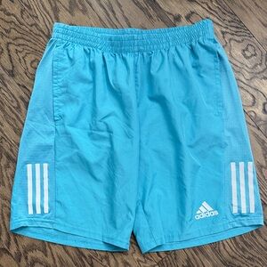 Adidas Men's Light Blue Athletic Shorts